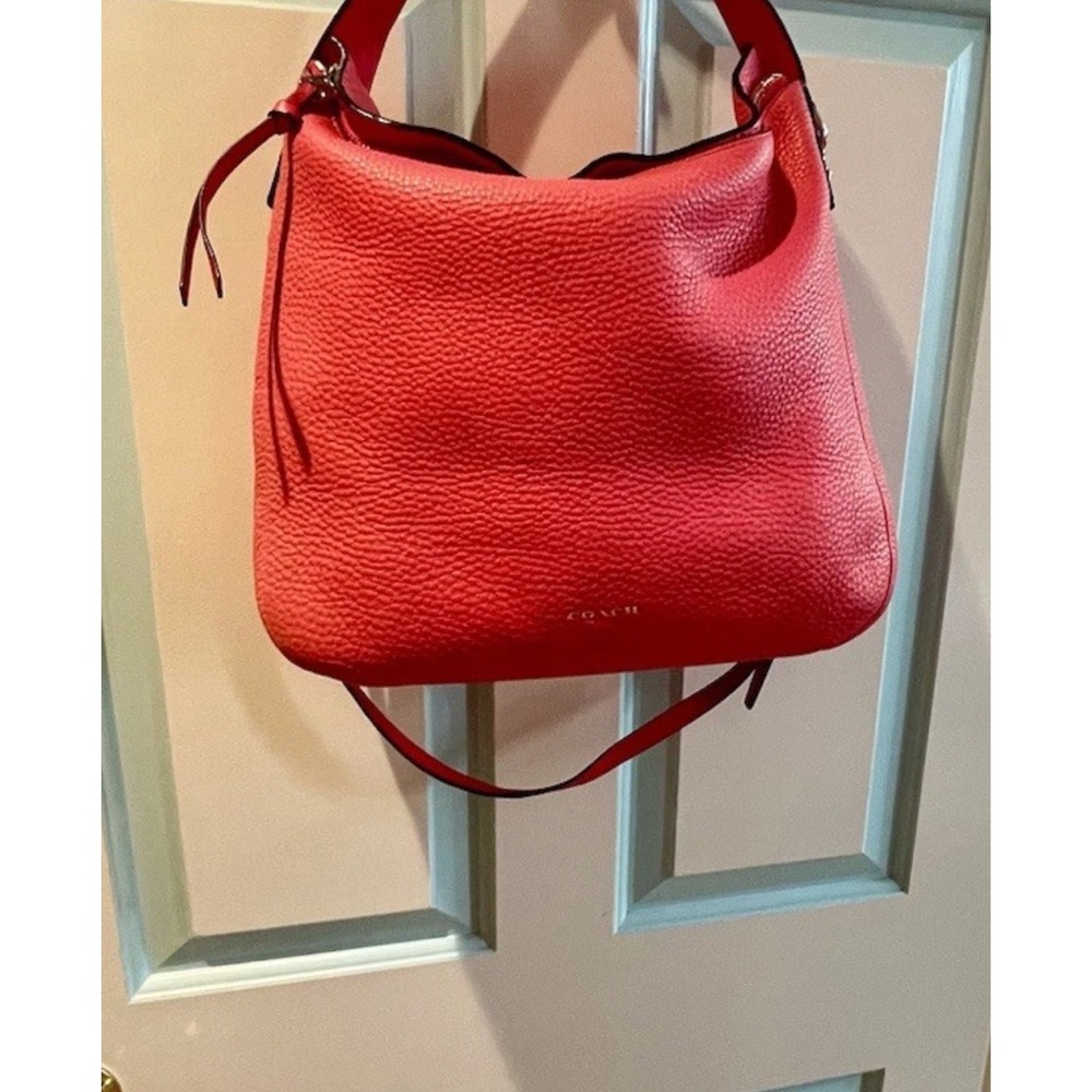 COACH Soft Pebbled PINK LEATHER BLEEKER Sullivan Bag 31623 Shoulder Crossbody